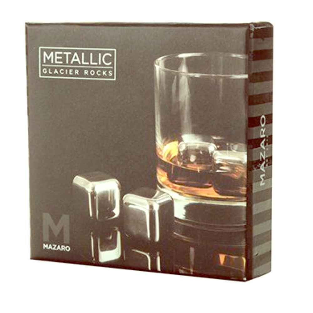 NIB Mazaro Stainless Steel Rocks
